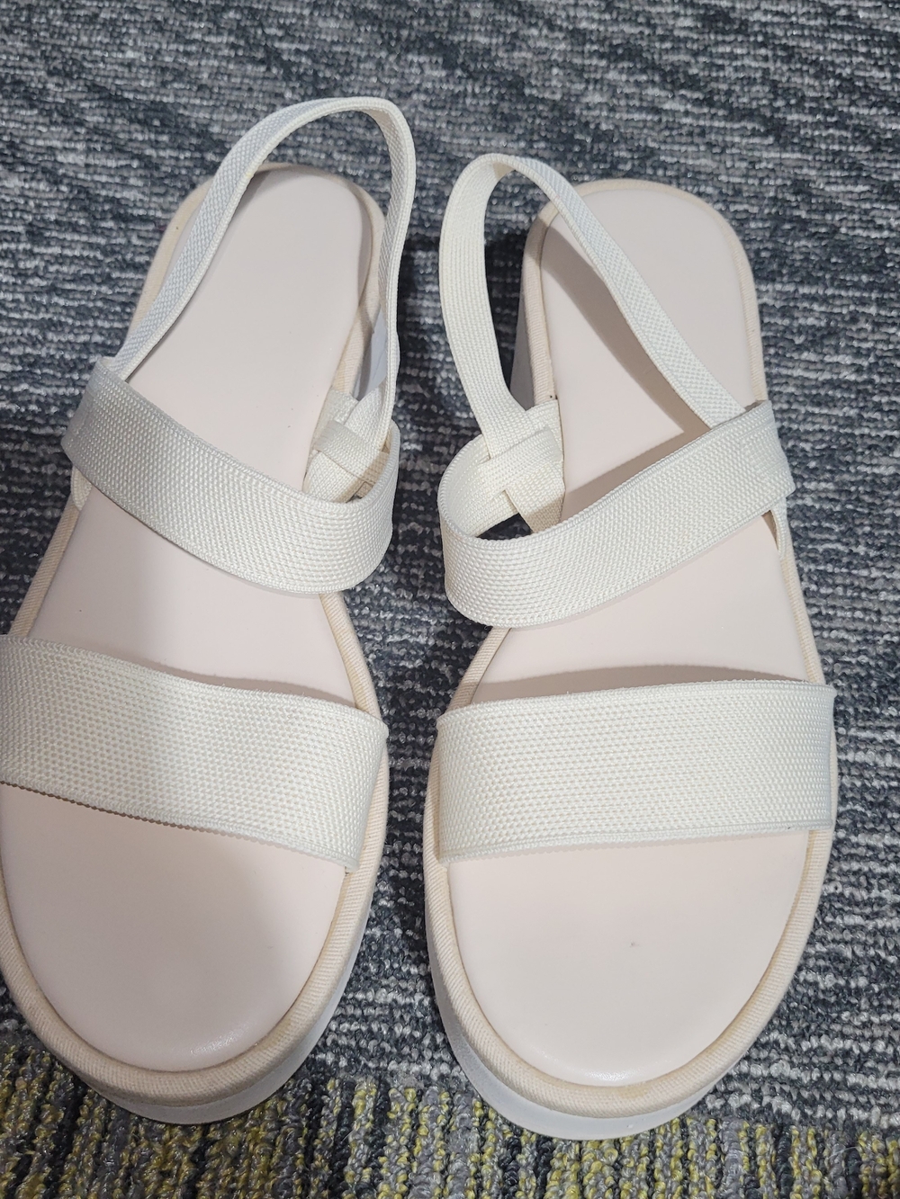 Women’s Cream Platform Sandals